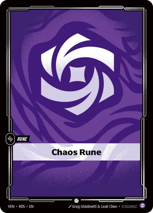 Chaos Rune - Vendeta Riftbound Spoiler