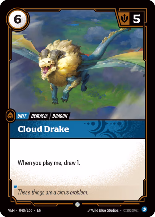 Cloud Drake - Vendetta Riftbound Spoiler
