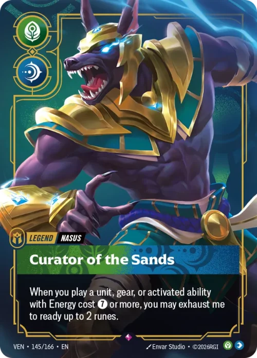 Curator of the Sands - Vendeta Riftbound Spoiler
