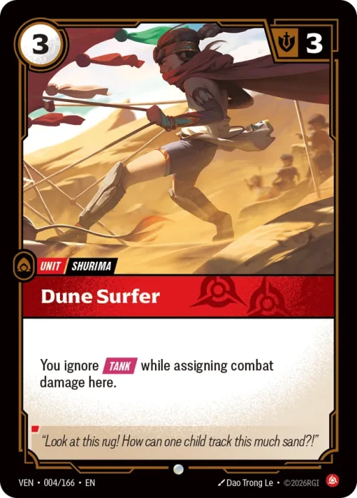 Dune Surfer - Vendeta Riftbound Spoiler
