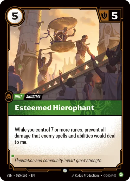 Esteemed Hierophant - Vendeta Riftbound Spoiler