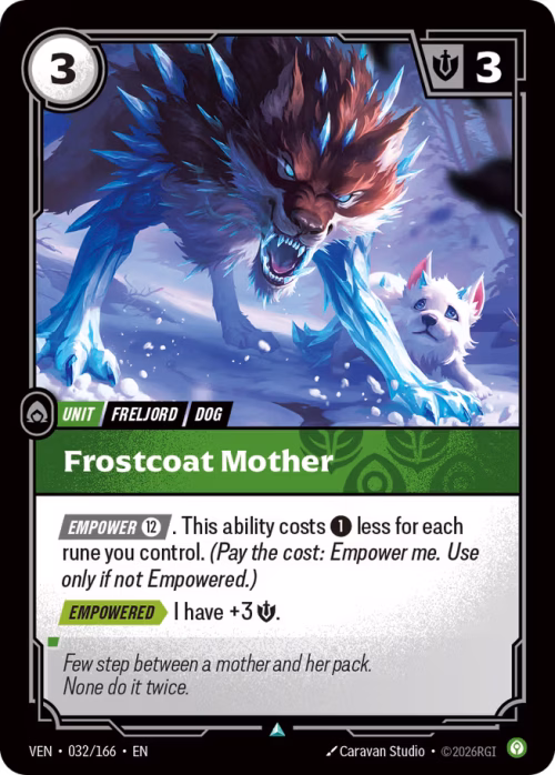 Frostcoat Mother - Vendetta Riftbound Spoiler