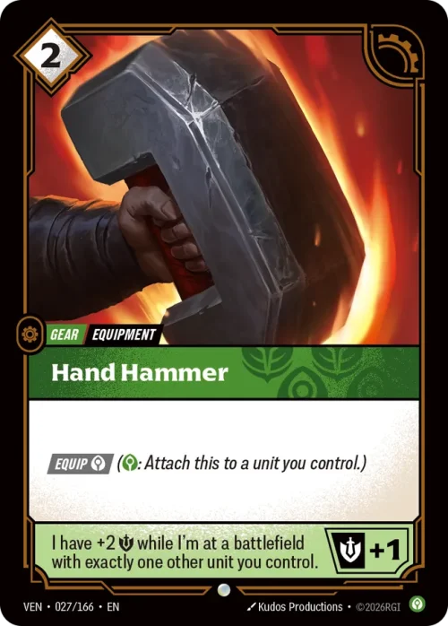 Hand Hammer - Vendeta Riftbound Spoiler