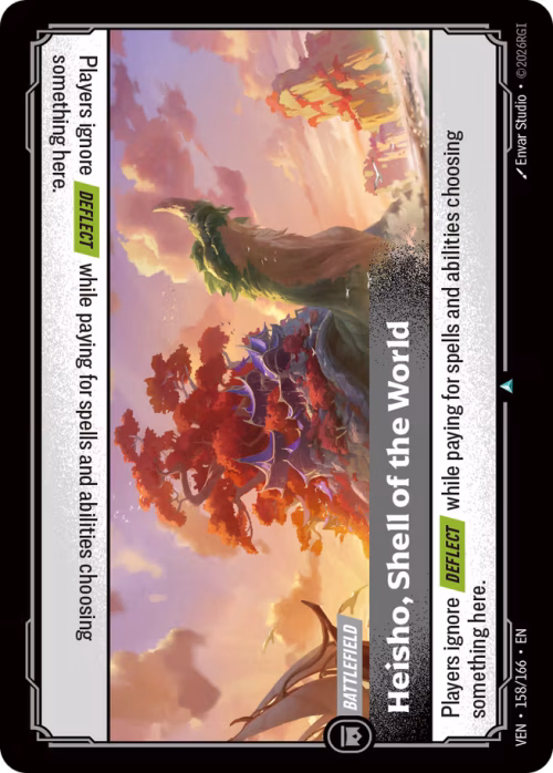 Heisho, Shell of the World - Vendetta Riftbound Spoiler
