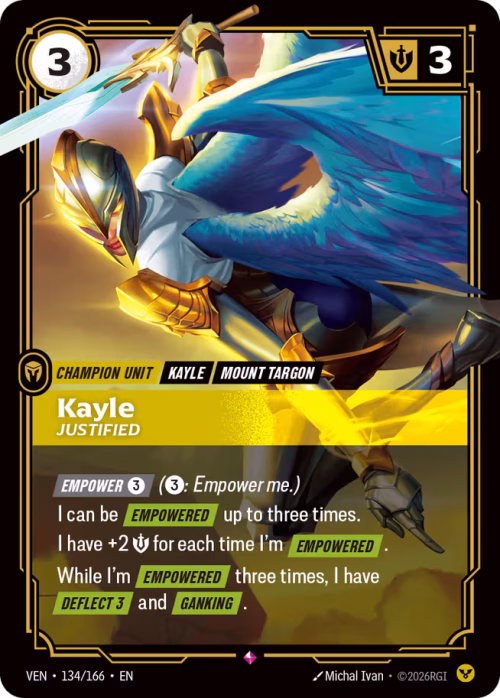 Kayle, Justified - Vendetta Riftbound Spoiler