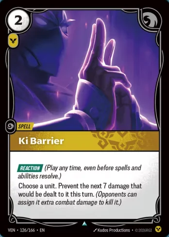 Ki Barrier - Vendeta Riftbound Spoiler