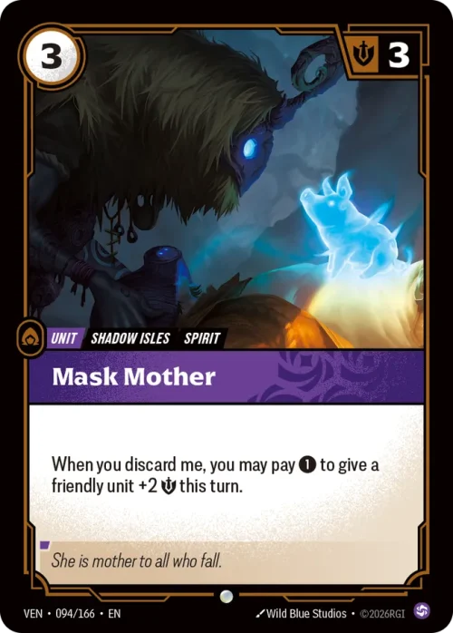 Mask Mother - Vendeta Riftbound Spoiler