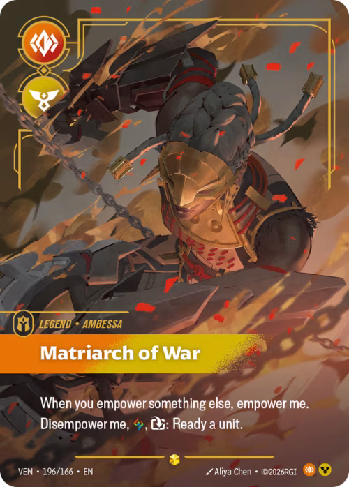 Matriarch of War 2 - Vendetta Riftbound Spoiler