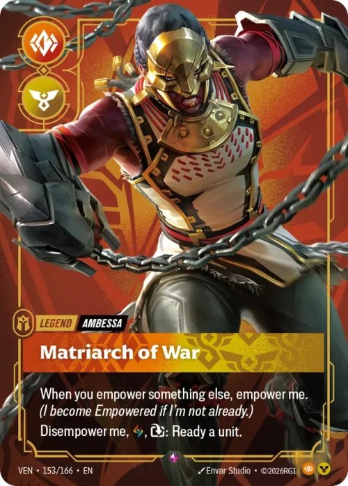 Matriarch of War - Vendeta Riftbound Spoiler