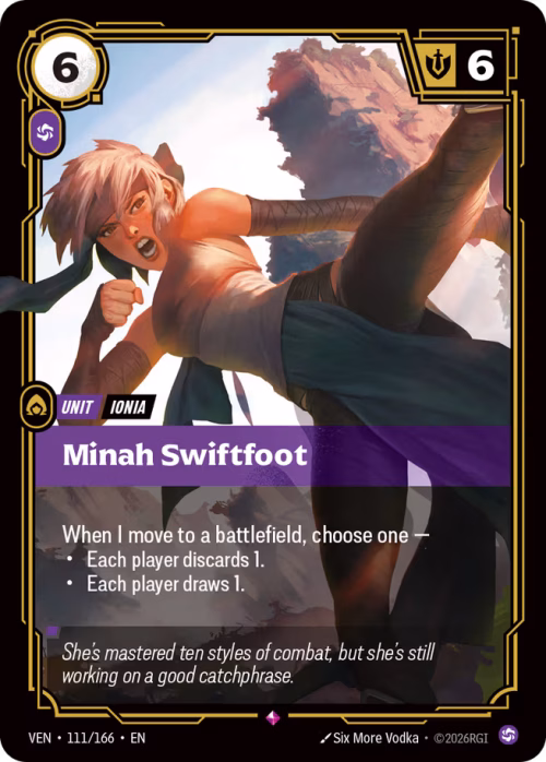 Minah Swiftfoot - Vendetta Riftbound Spoiler