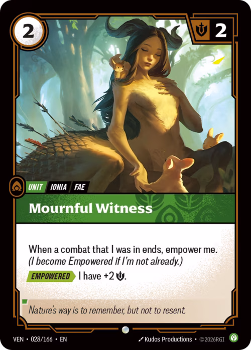 Mournful Witness - Vendetta Riftbound Spoiler