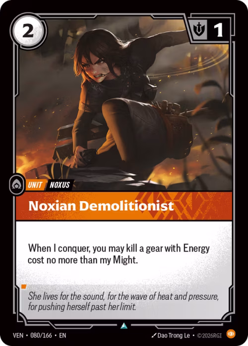 Noxian Demolitionist - Vendetta Riftbound Spoiler
