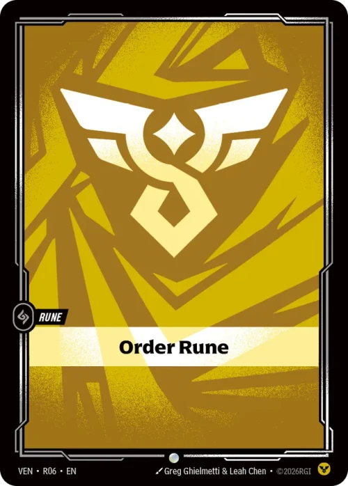 Order Rune - Vendeta Riftbound Spoiler