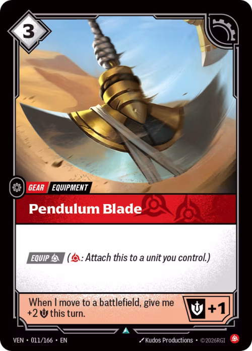 Pendulum Blade - Vendetta Riftbound Spoiler