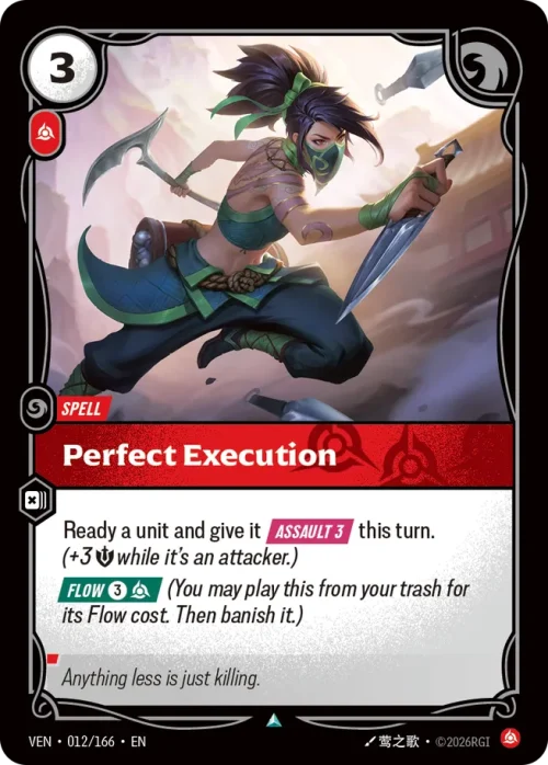 Perfect Execution - Vendeta Riftbound Spoiler