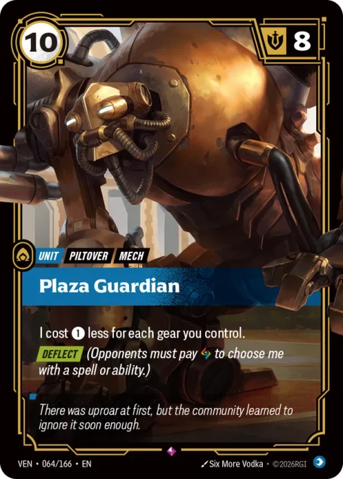 Plaza Guardian - Vendeta Riftbound Spoiler
