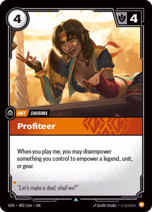 Profiteer - Vendetta Riftbound Spoiler