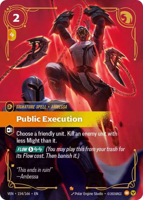 Public Execution - Vendetta Riftbound Spoiler
