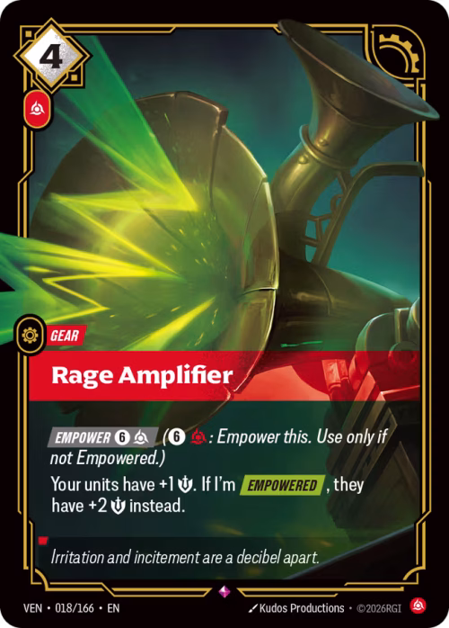 Rage Amplifier - Vendetta Riftbound Spoiler