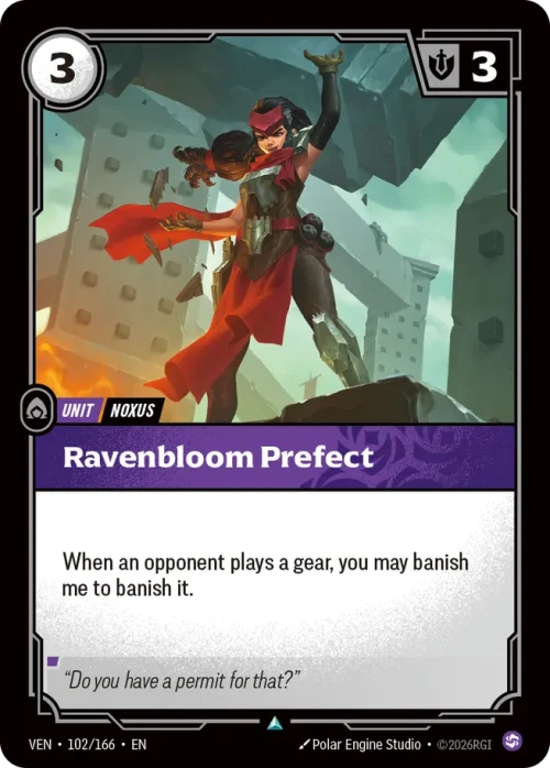 Ravenbloom Prefect - Vendeta Riftbound Spoiler