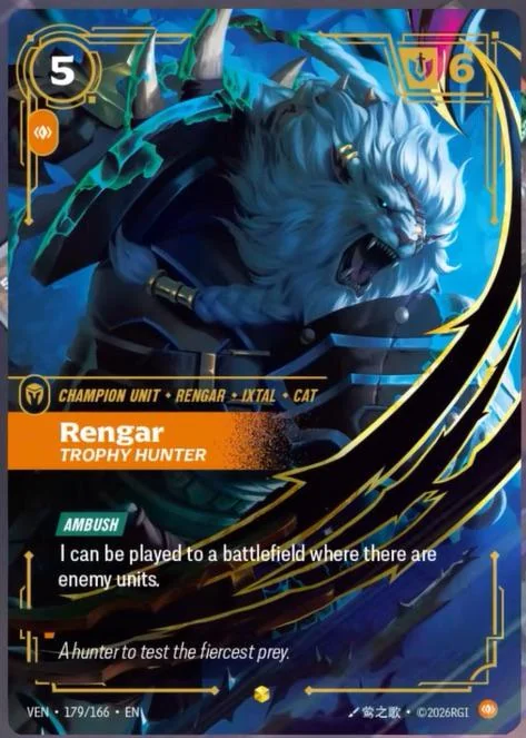 Rengar, Trophy Hunter