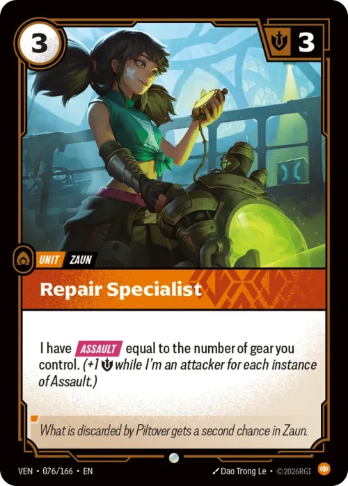 Repair Specialist - Vendeta Riftbound Spoiler