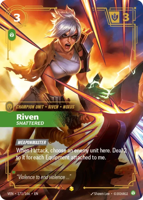 Riven, Shattered - Vendeta Riftbound Spoiler