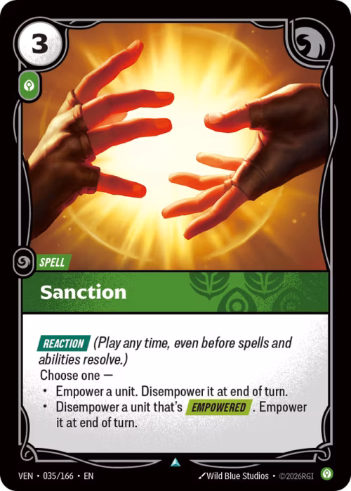 Sanction - Vendetta Riftbound Spoiler