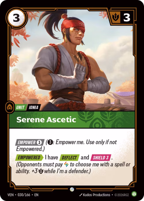 Serene Ascetic - Vendetta Riftbound Spoiler