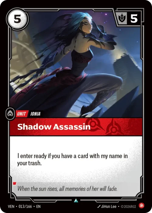 Shadow Assassin - Vendeta Riftbound Spoiler