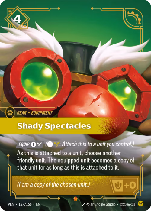 Shady Spectacles - Vendetta Riftbound Spoiler