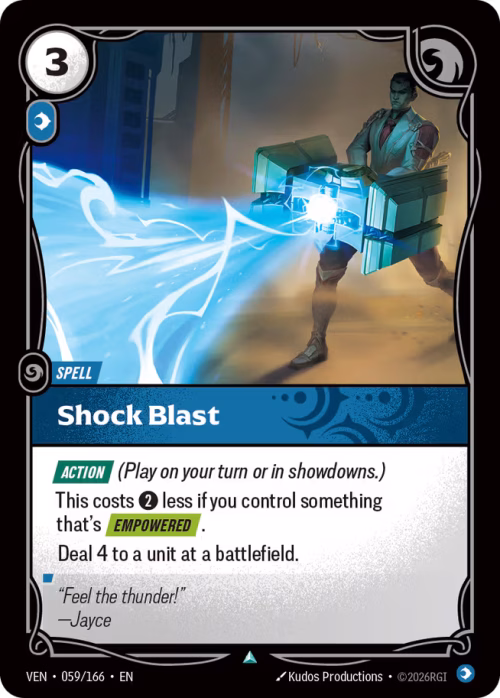 Shock Blast - Vendetta Riftbound Spoiler