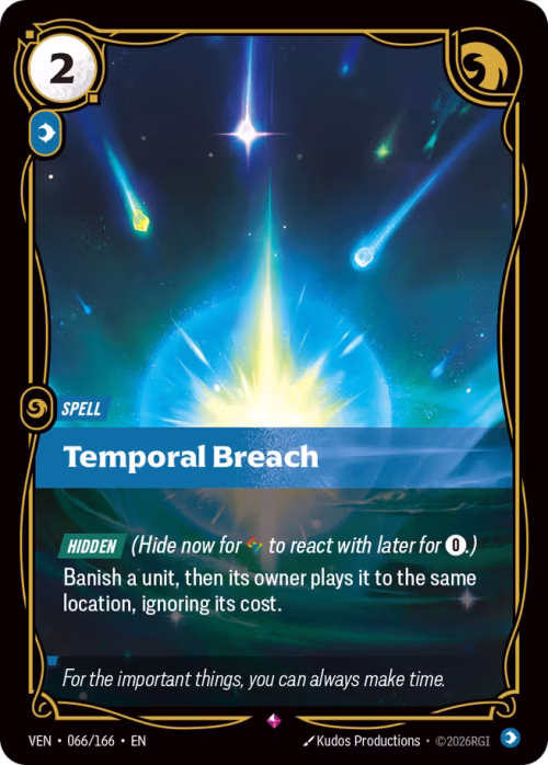 Temporal Breach - Vendetta Riftbound Spoiler