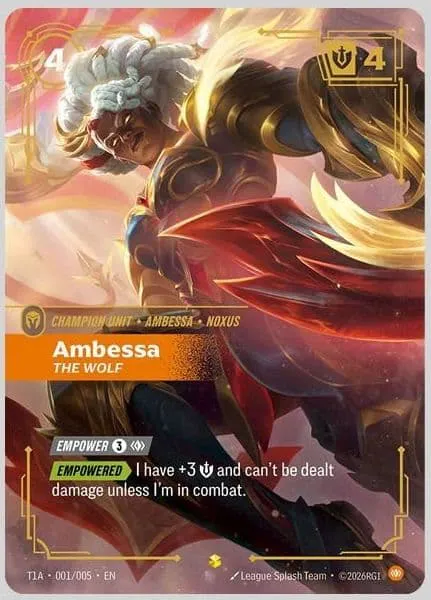 Ambessa, The Wolf from Vendetta Riftbound Spoiler