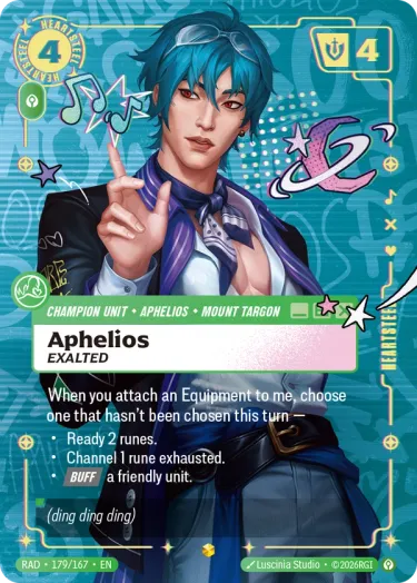 Aphelios, Exalted - Riftbound Radiance Spoiler