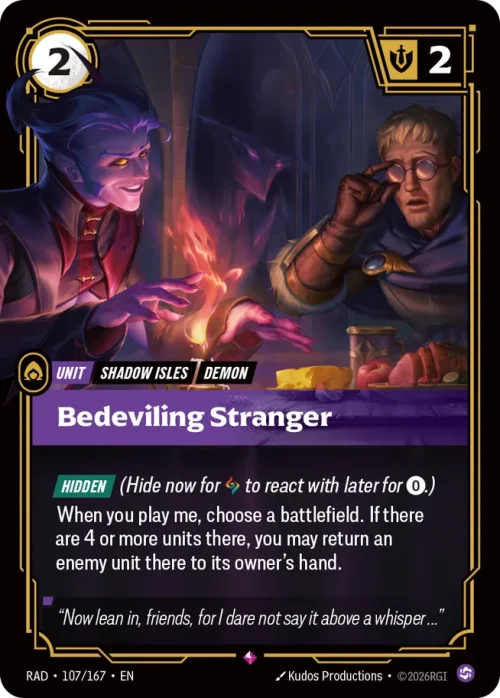 Bedeviling Stranger - Riftbound Radiance Spoiler
