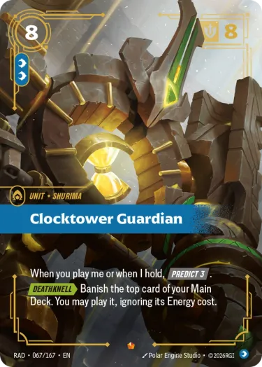 Clocktower Guardian - Riftbound Radiance Spoiler