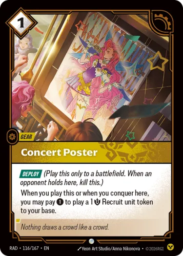 Concert Poster - Riftbound Radiance Spoiler