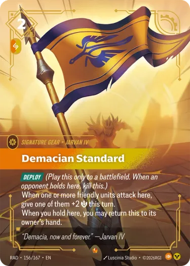 Demacian Standard - Riftbound Radiance Spoiler