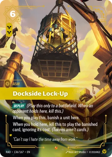 Dockside Lock-Up - Riftbound Radiance Spoiler