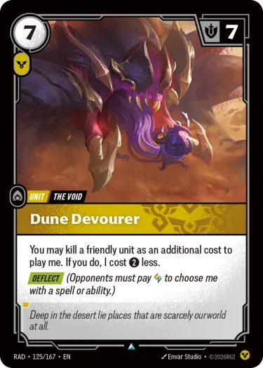 Dune Devourer - Riftbound Radiance Spoiler