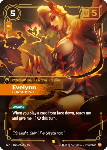 Evelynn, Consuming - Riftbound Radiance Spoiler