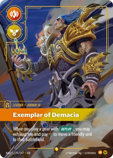 Exemplar of Demacia 2 - Riftbound Radiance Spoiler