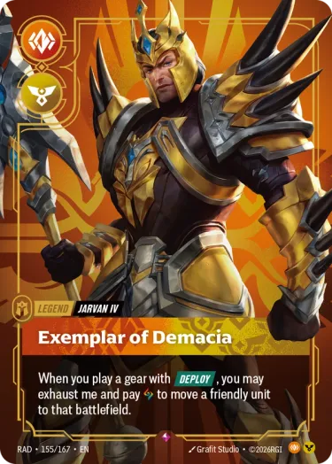 Exemplar of Demacia - Riftbound Radiance Spoiler