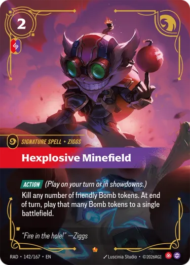 Hexplosive Minefield - Riftbound Radiance Spoiler