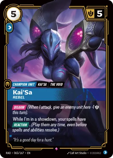 Kai'Sa, Rebel - Riftbound Radiance Spoiler