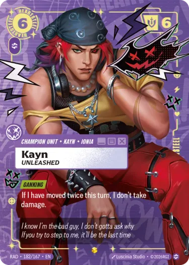 Kayn, Unleashed - Riftbound Radiance Spoiler