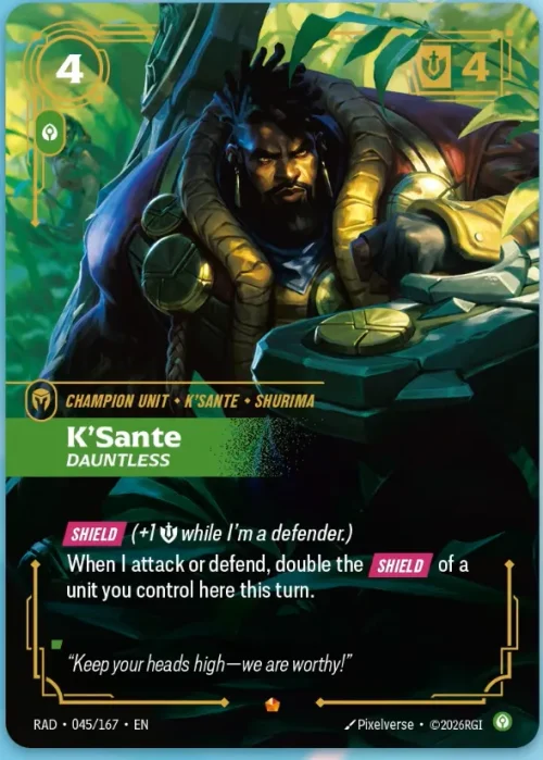 K'sante, Dauntless