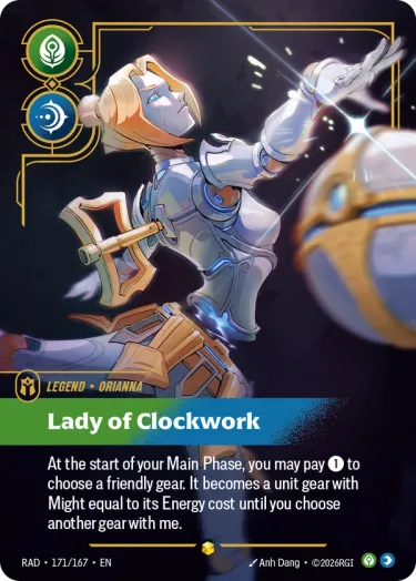 Lady of Clockwork 2 - Riftbound Radiance Spoiler
