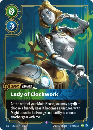 Lady of Clockwork - Riftbound Radiance Spoiler